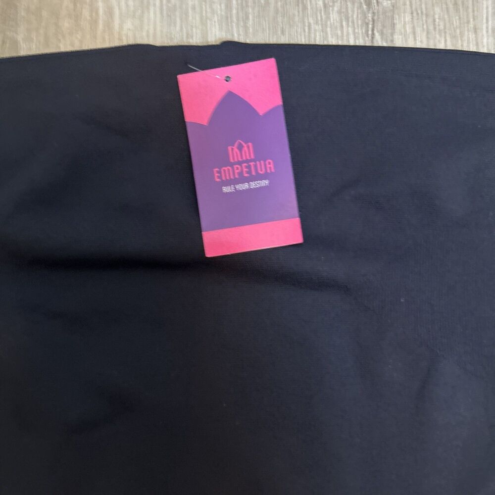 Empetua Womens XL High Waisted Shaper Panty Brief Set of 2 Black Seamless NWT - Picture 5 of 12